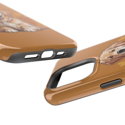 Dog Lover Magnetic Phone Case, Cute Pet Cases for iPhone, Dog-themed Phone Covers, Golden Retriever Case, Gifts for Dog Owners