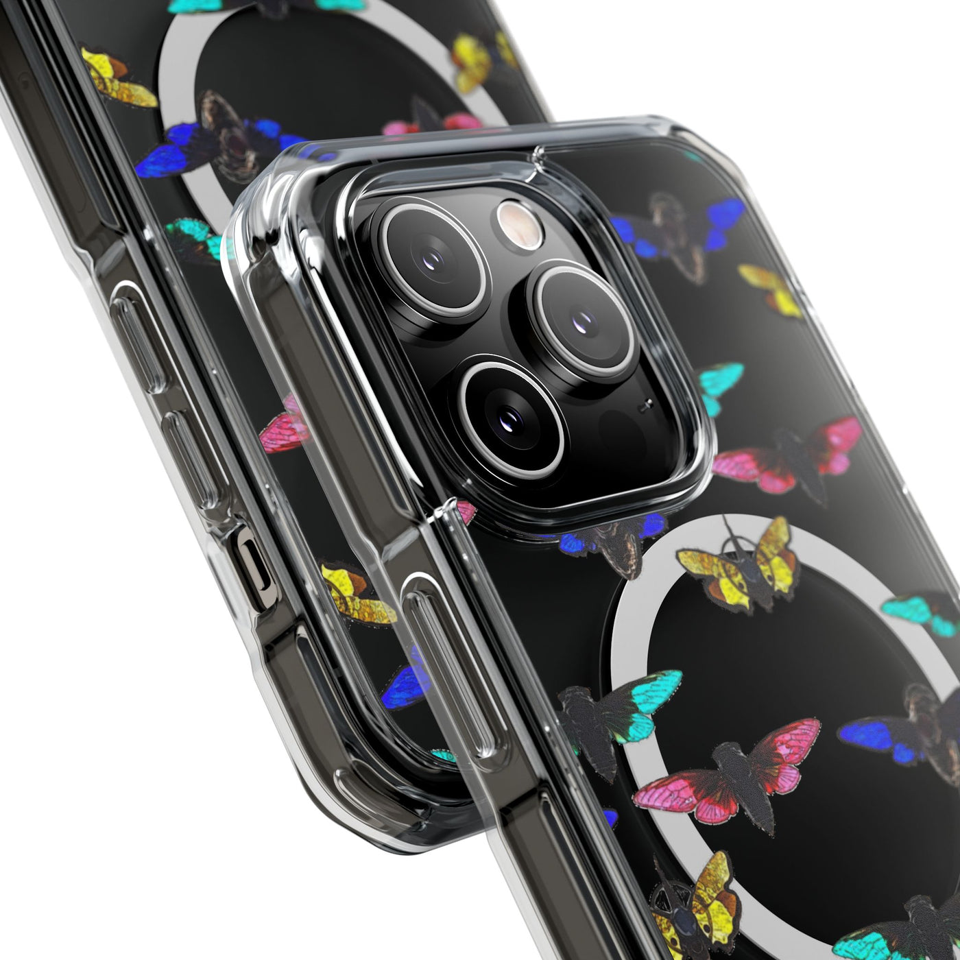 Phone Case: Magnetic Glow Moth Clear Impact Iphone Case