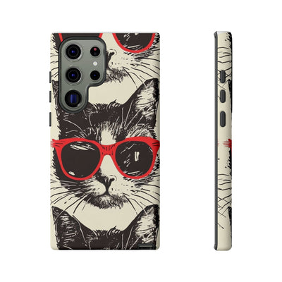 Phone Case: Sassy Cat Phone Case, Cute Cat Lovers Gift, Pet Lover Accessory, Fun Cat Phone Cover, Stylish Gadget Protection