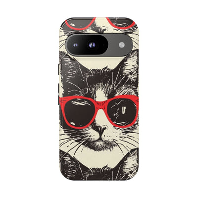 Phone Case: Sassy Cat Phone Case, Cute Cat Lovers Gift, Pet Lover Accessory, Fun Cat Phone Cover, Stylish Gadget Protection