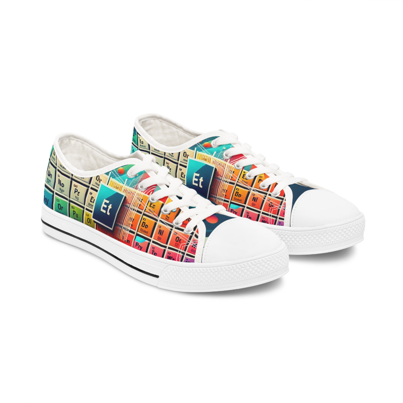 Women's Low Top Periodic Table Sneakers