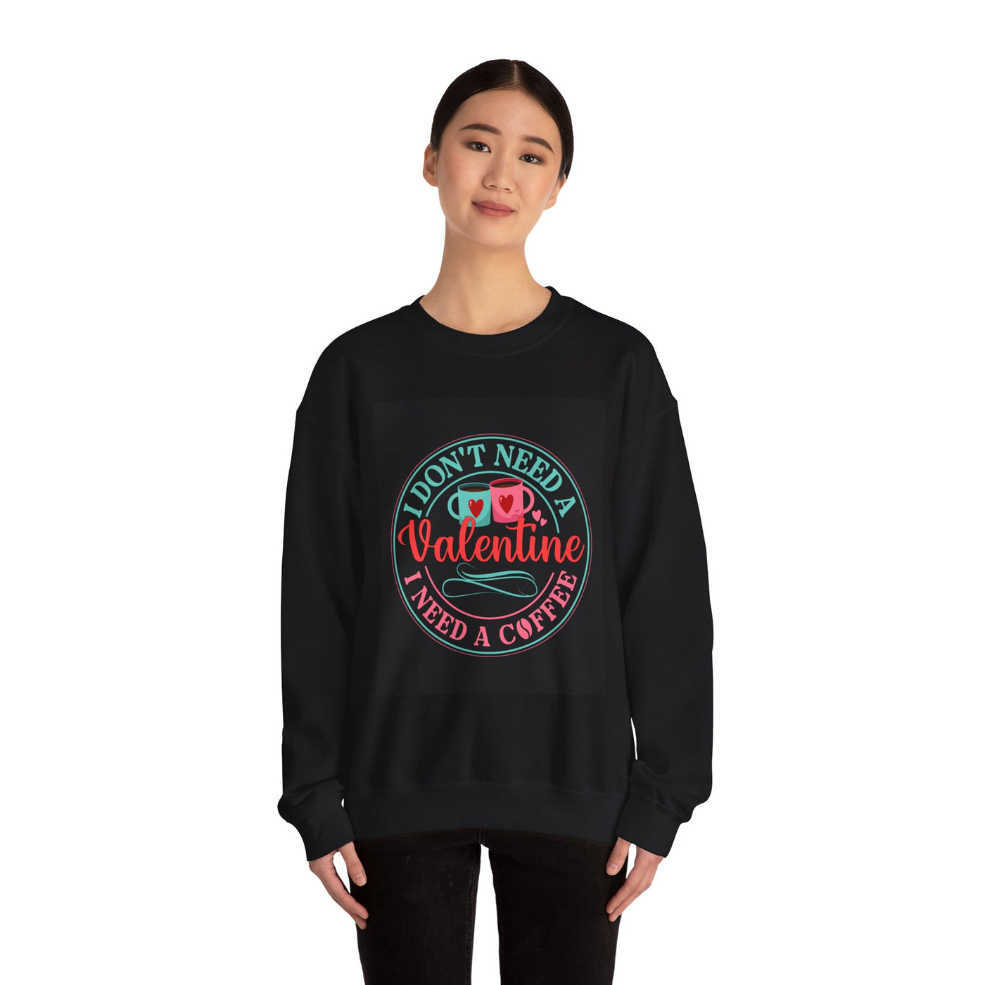Sweatshirt: Coffee Over Love Crewneck