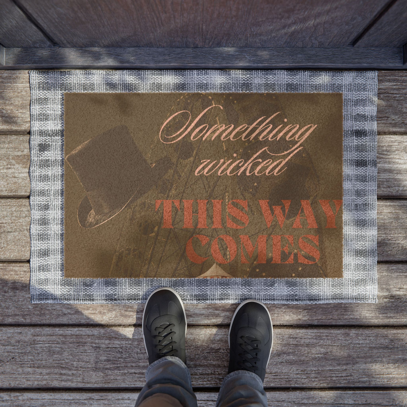 Door Mat: Something Wicked