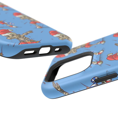 Santa Skelly Celly Phone Case | Durable & MagSafe Compatible