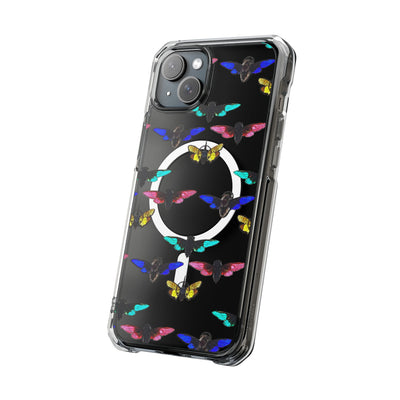 Phone Case: Magnetic Glow Moth Clear Impact Iphone Case