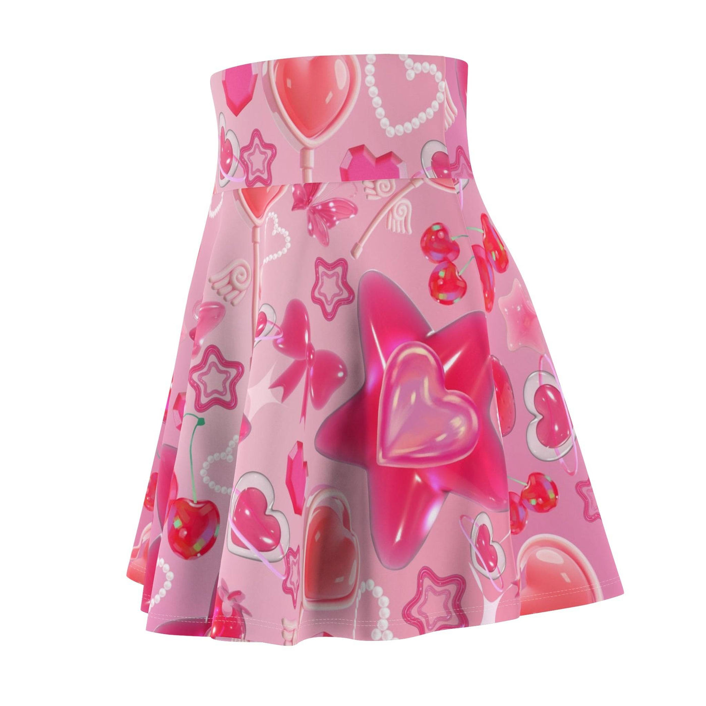 Skater Skirt: Magical Pink Print