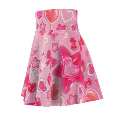 Skater Skirt: Magical Pink Print
