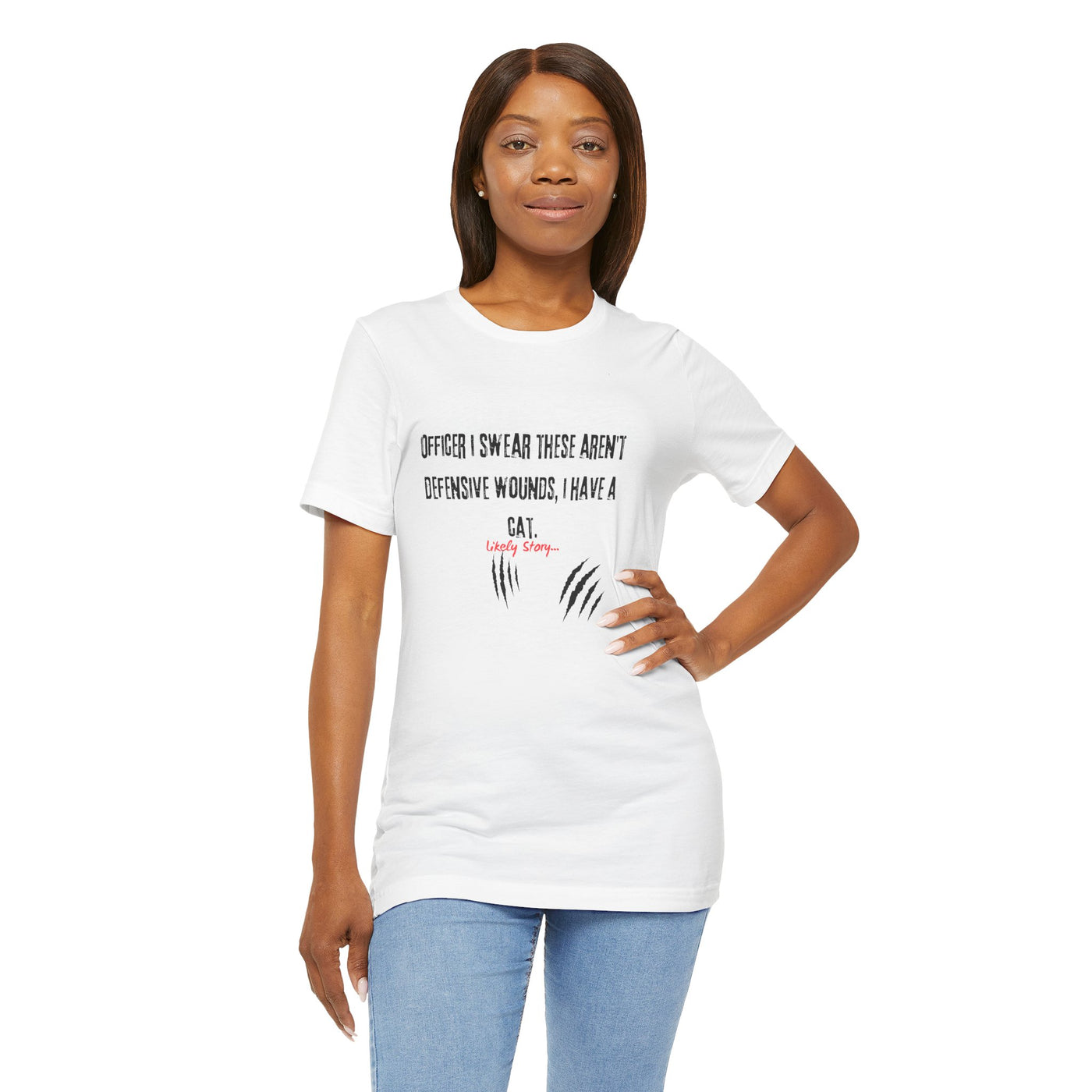 T-shirt: True Crime Joke | Cat Scratches
