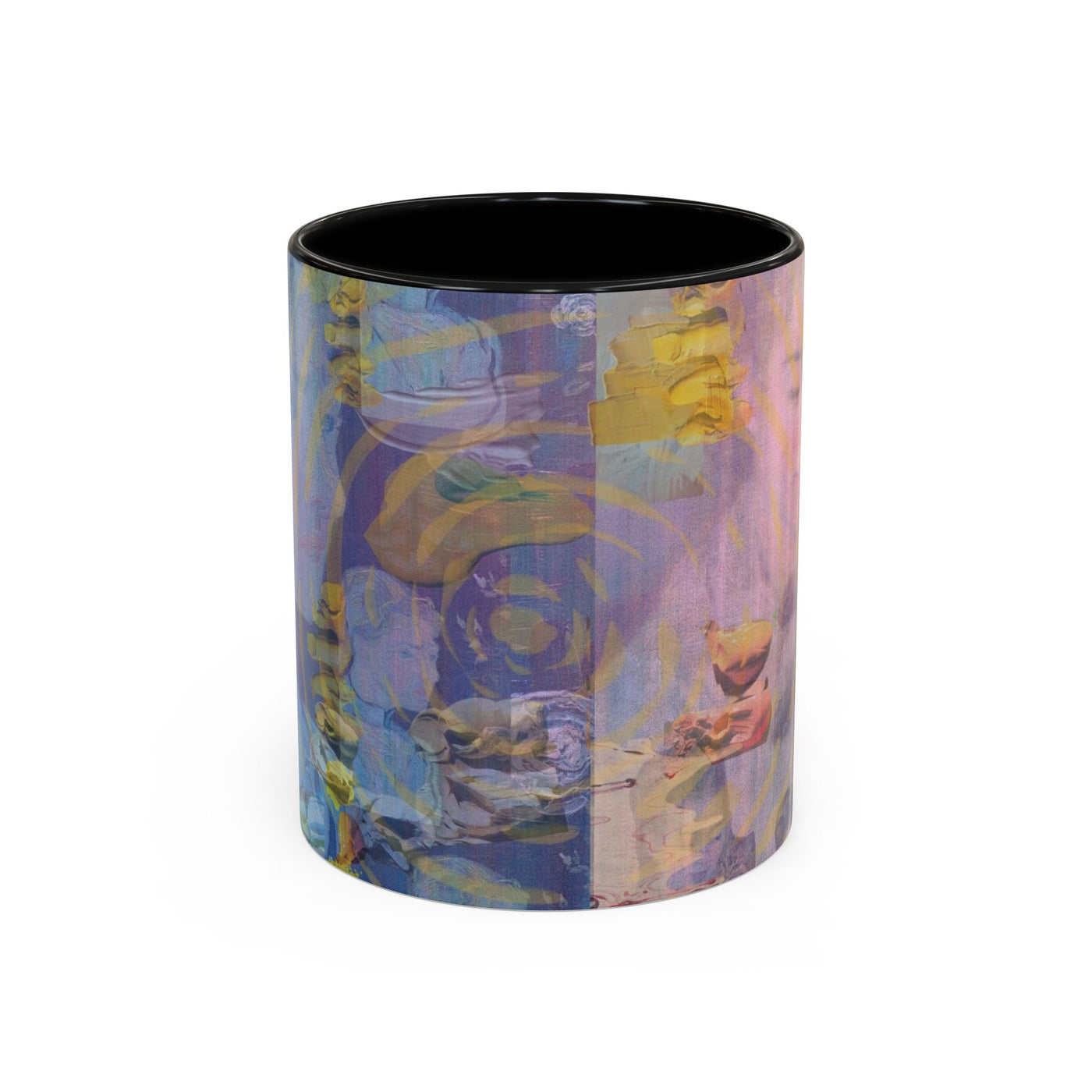 Mug: Fine Art Painterly mug | Blue and Yellow