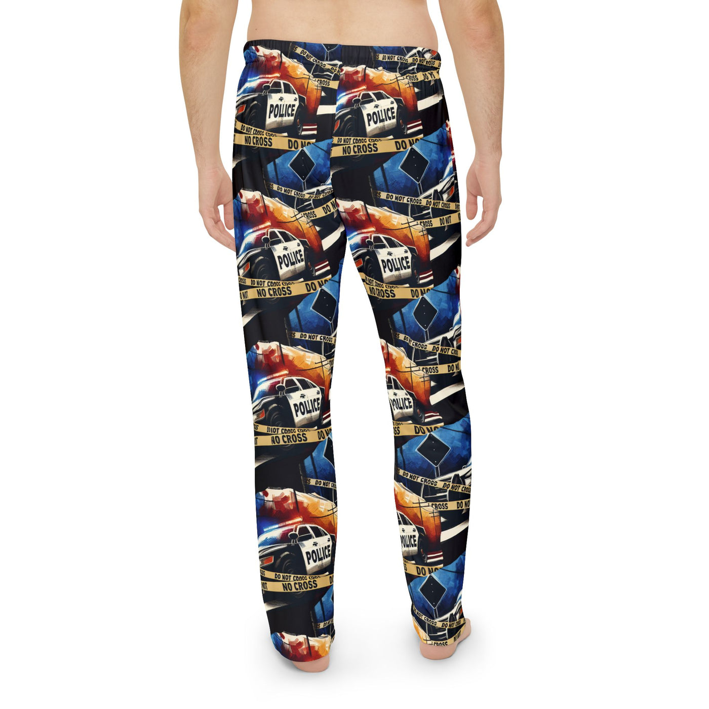 Pajama Pants: Police Line - Do Not Cross Men's Pajama Pants (AOP)