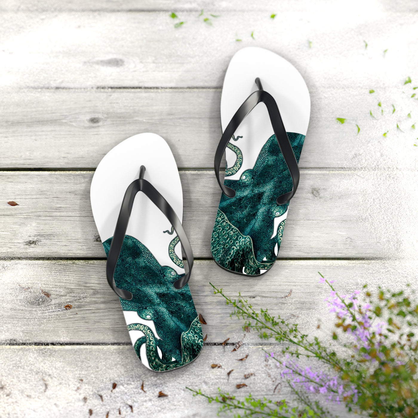 Flip Flop: Inspired Octopus Flip Flops - Fun Beach Sandals for Summer