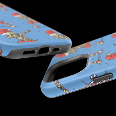 Santa Skelly Celly Phone Case | Durable & MagSafe Compatible
