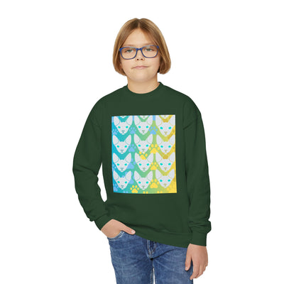 Sweatshirt: Hairless Kitty Design Crewneck