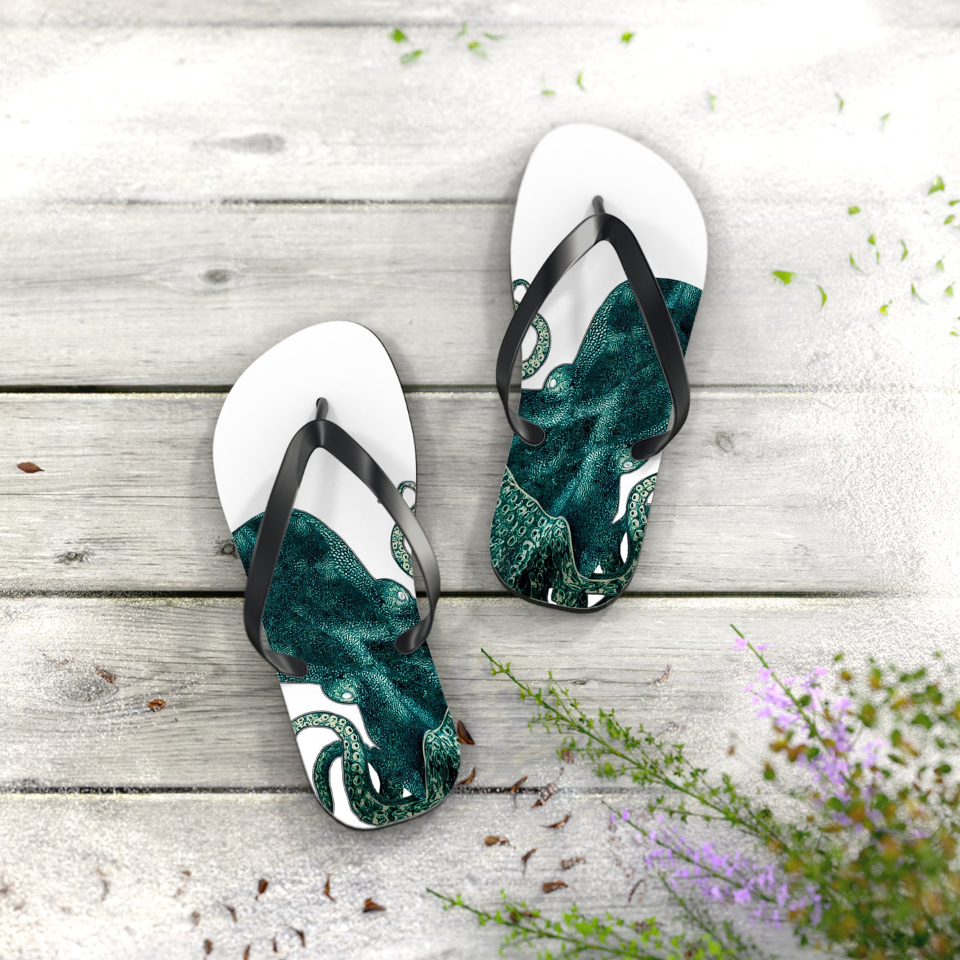Flip Flop: Inspired Octopus Flip Flops - Fun Beach Sandals for Summer