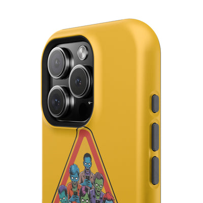 Phone Case: Zombie-Themed Tough Case for iPhone, Caution Digital Undead Phone Cover, Phone Accessory for Halloween, Unique Gift Idea, Trendy Phone [...]
