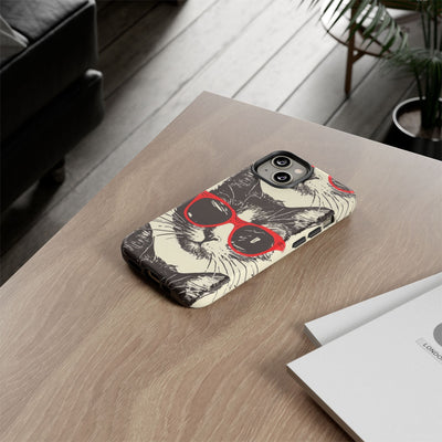 Phone Case: Sassy Cat Phone Case, Cute Cat Lovers Gift, Pet Lover Accessory, Fun Cat Phone Cover, Stylish Gadget Protection