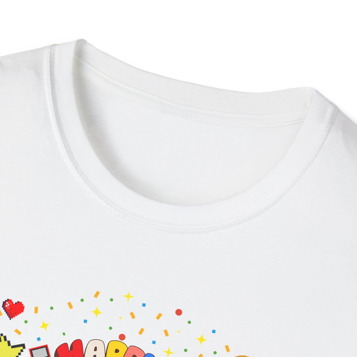T-Shirt: Happy New Year Gamer Design | Retro
