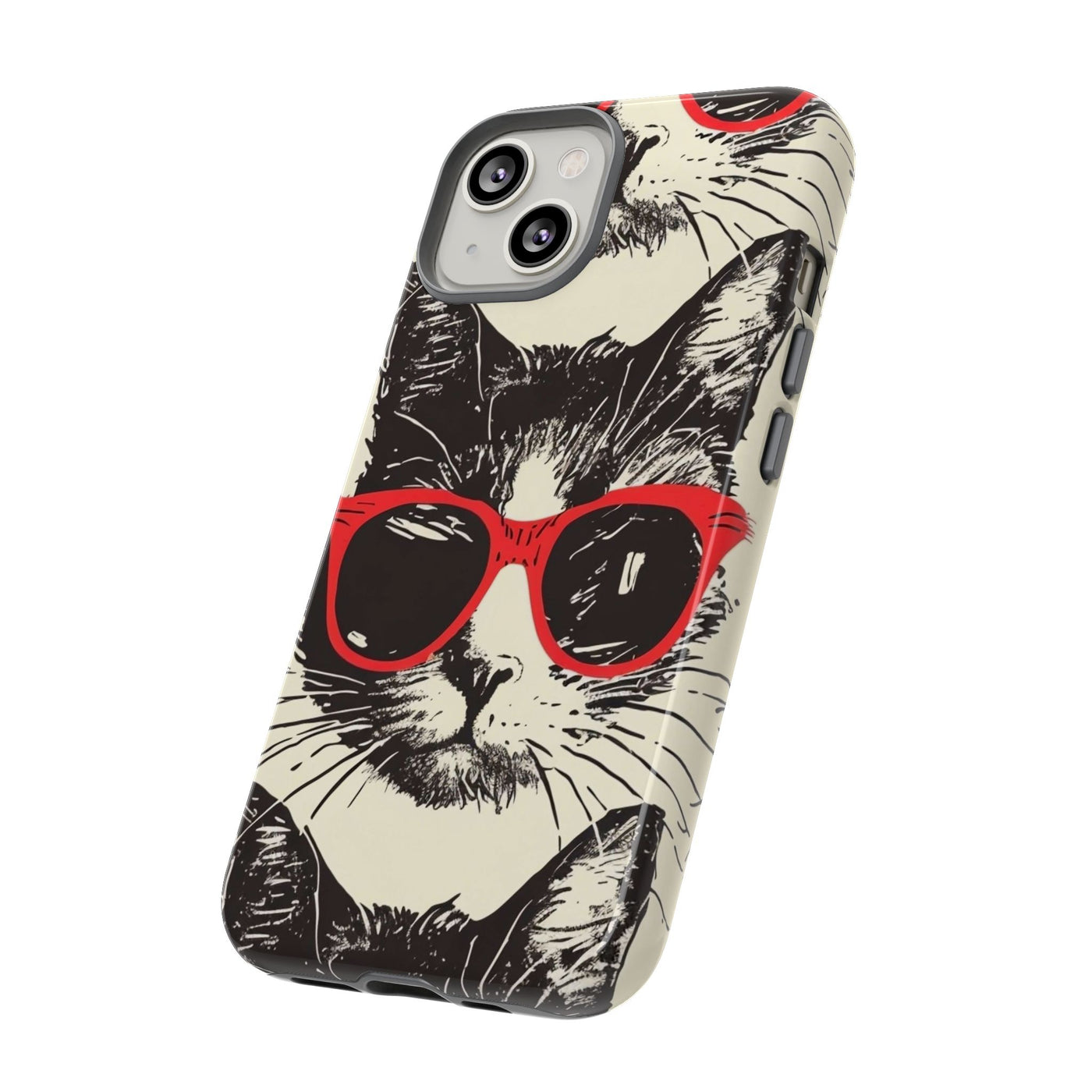 Phone Case: Sassy Cat Phone Case, Cute Cat Lovers Gift, Pet Lover Accessory, Fun Cat Phone Cover, Stylish Gadget Protection