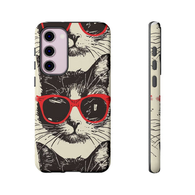 Phone Case: Sassy Cat Phone Case, Cute Cat Lovers Gift, Pet Lover Accessory, Fun Cat Phone Cover, Stylish Gadget Protection