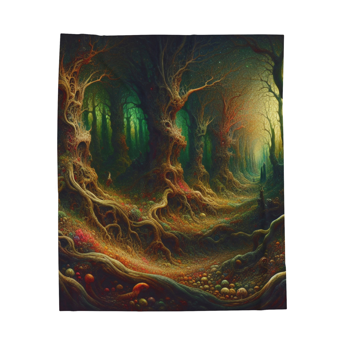 Velveteen Plush Blanket - Dark Forest Wicked Witch Collection
