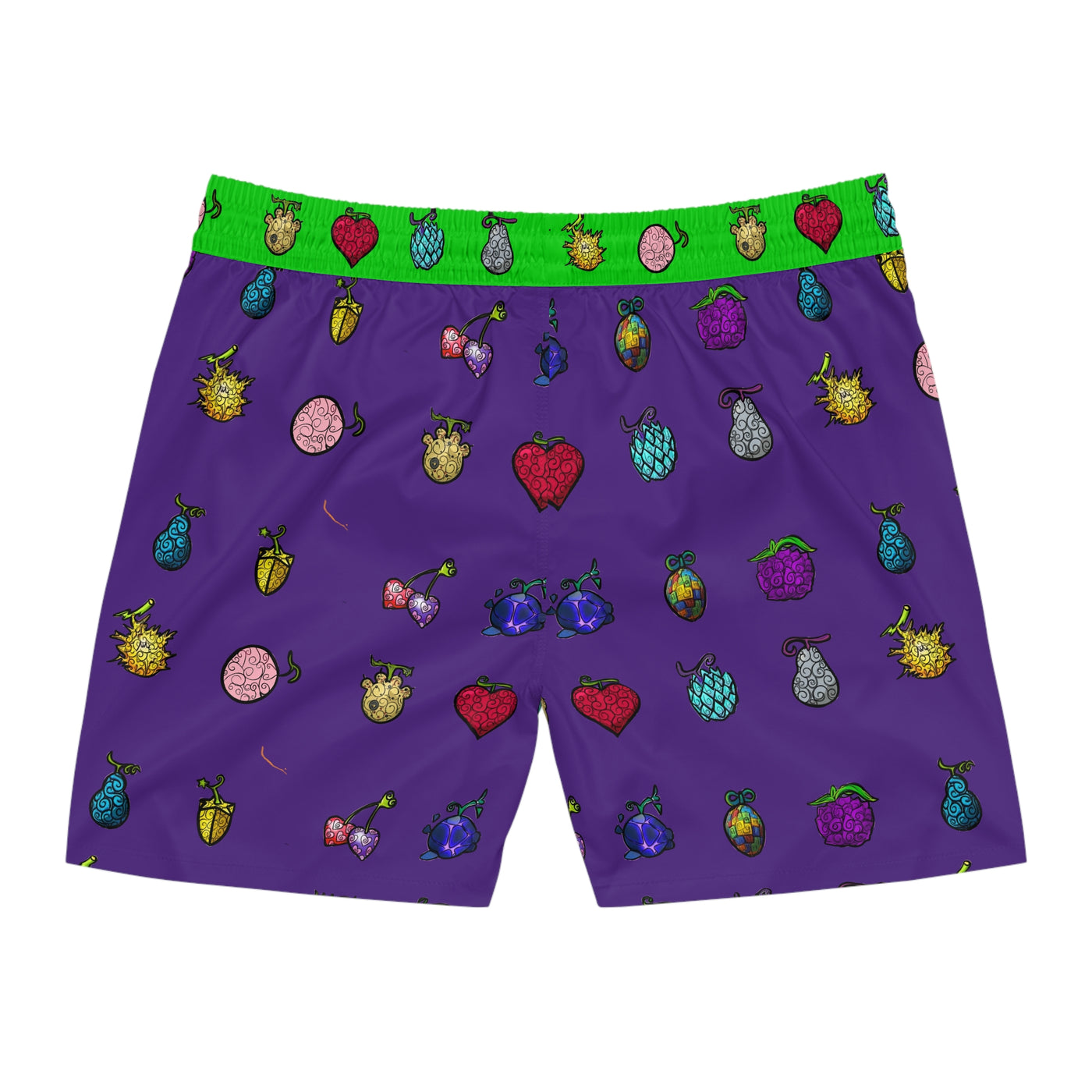 Swim Trunks: Don’t Add Seawater - Vibrant Super Fruit - Anime Swim Shorts for Summer Fun | Mens AOP Beachwear, Tropical Swim Trunks, Pool Party Attire, Holiday Swimwear, Vacation Shorts