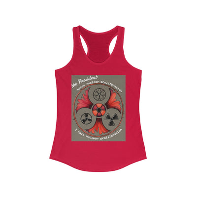 Tank Top: ‘I Hate Nuclear Proliferation’ Racerback Tank