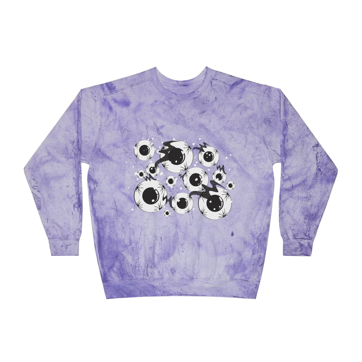 Crewneck Sweatshirt: All Eyes On Me | Color Blast| Men's Design