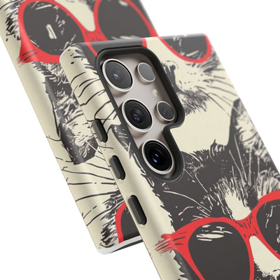 Phone Case: Sassy Cat Phone Case, Cute Cat Lovers Gift, Pet Lover Accessory, Fun Cat Phone Cover, Stylish Gadget Protection
