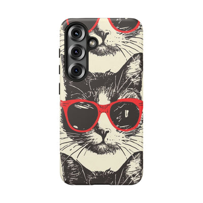 Phone Case: Sassy Cat Phone Case, Cute Cat Lovers Gift, Pet Lover Accessory, Fun Cat Phone Cover, Stylish Gadget Protection