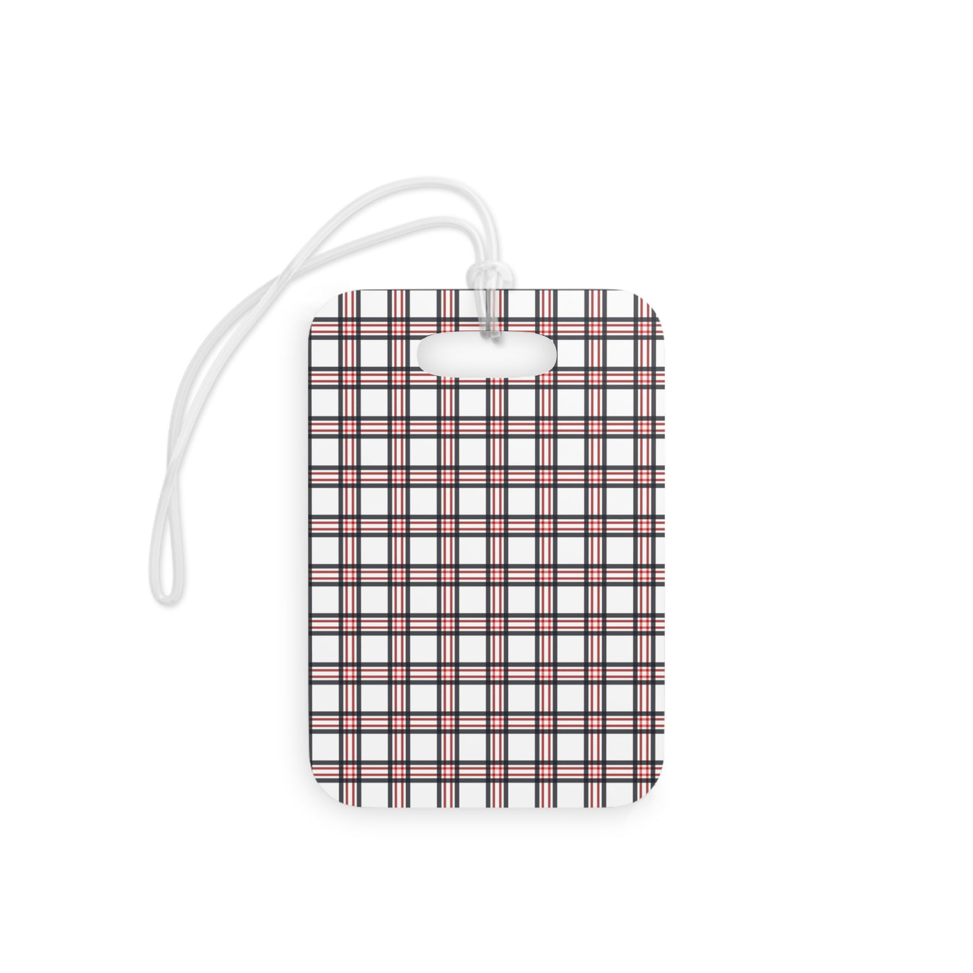Luggage Tag:  Plaid Luggage Tag