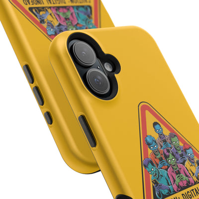 Phone Case: Zombie-Themed Tough Case for iPhone, Caution Digital Undead Phone Cover, Phone Accessory for Halloween, Unique Gift Idea, Trendy Phone [...]