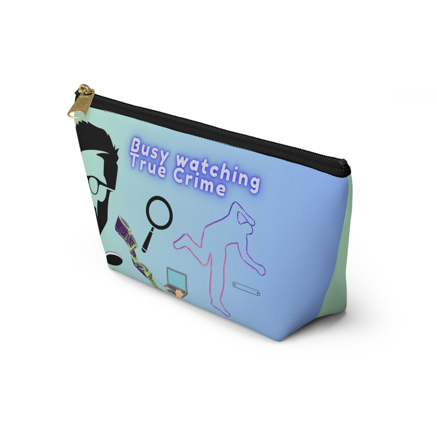 Pouch: Busy With my True Crime - Men's Accessory Pouch