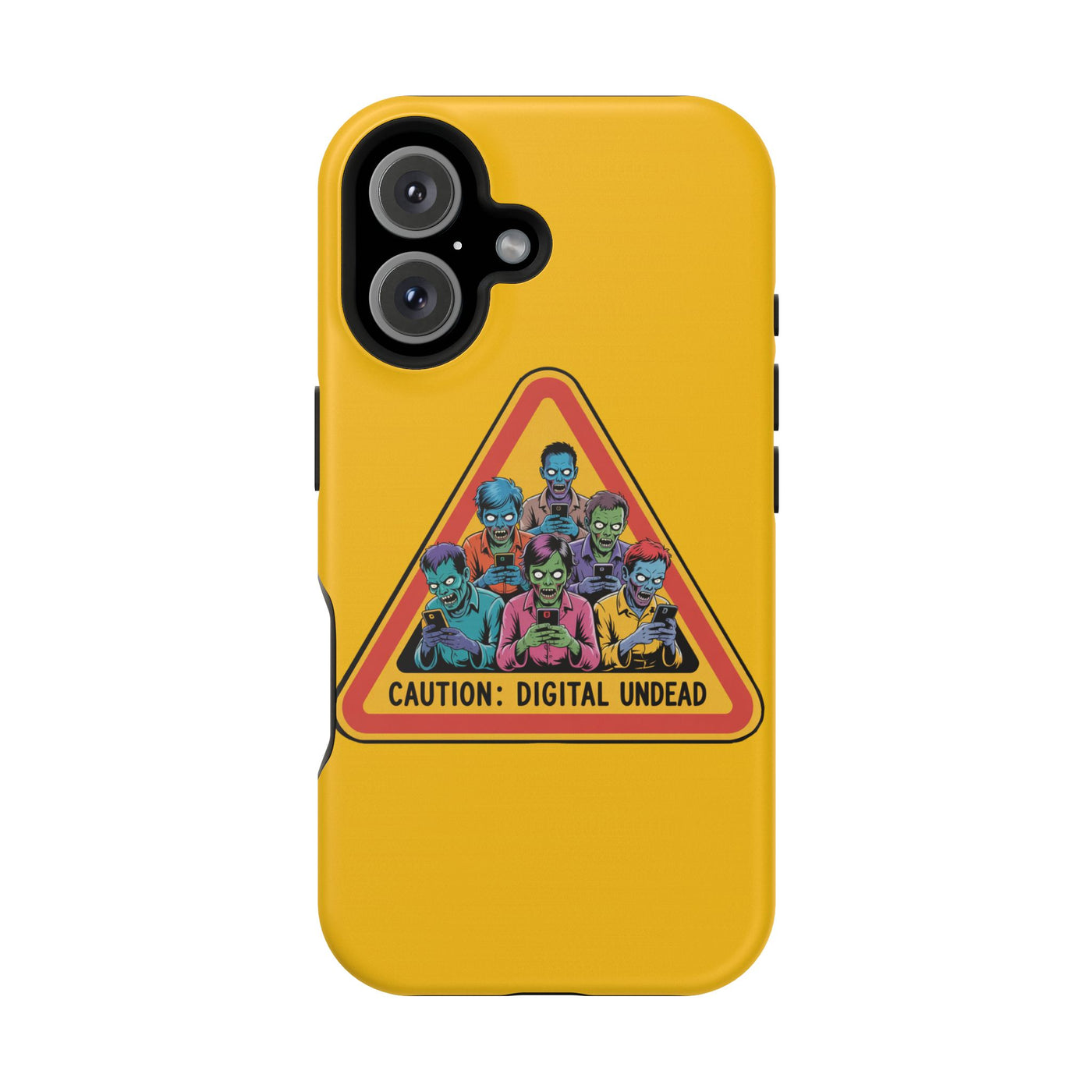 Phone Case: Zombie-Themed Tough Case for iPhone, Caution Digital Undead Phone Cover, Phone Accessory for Halloween, Unique Gift Idea, Trendy Phone [...]
