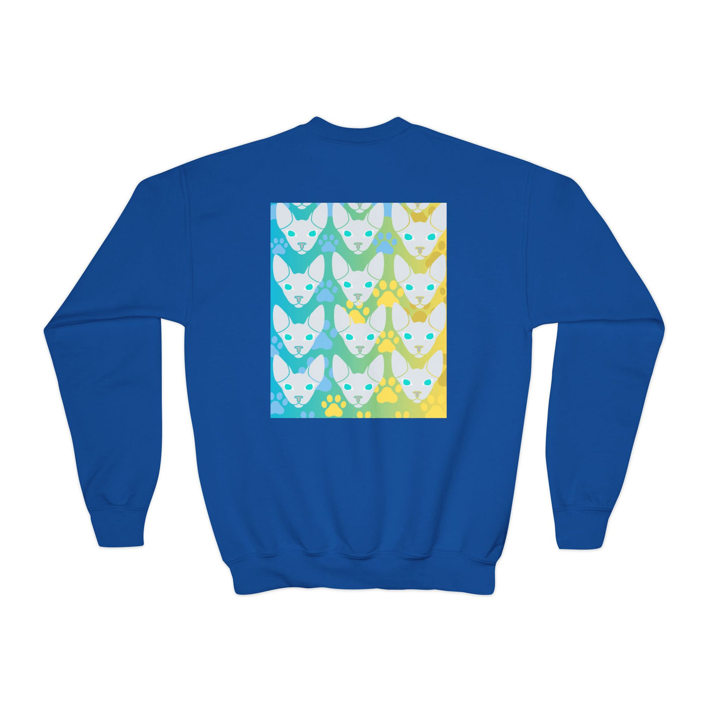 Sweatshirt: Hairless Kitty Design Crewneck