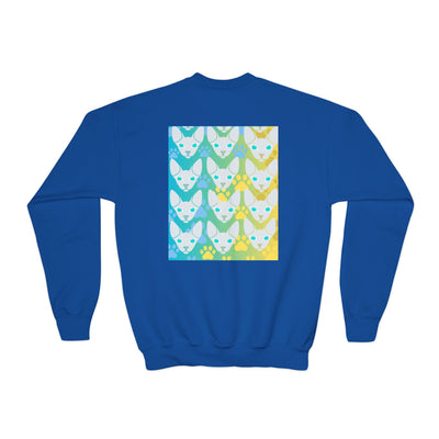 Sweatshirt: Hairless Kitty Design Crewneck