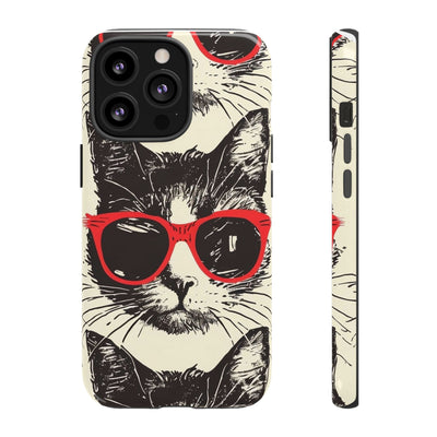 Phone Case: Sassy Cat Phone Case, Cute Cat Lovers Gift, Pet Lover Accessory, Fun Cat Phone Cover, Stylish Gadget Protection