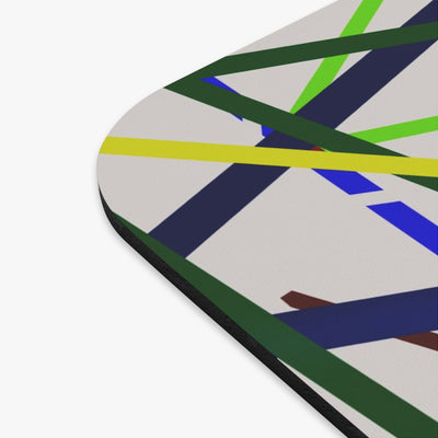 Mouse Pad: Alphabet Soup | Abstract Design