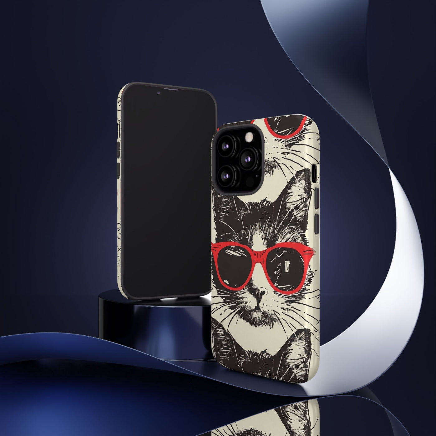 Phone Case: Sassy Cat Phone Case, Cute Cat Lovers Gift, Pet Lover Accessory, Fun Cat Phone Cover, Stylish Gadget Protection