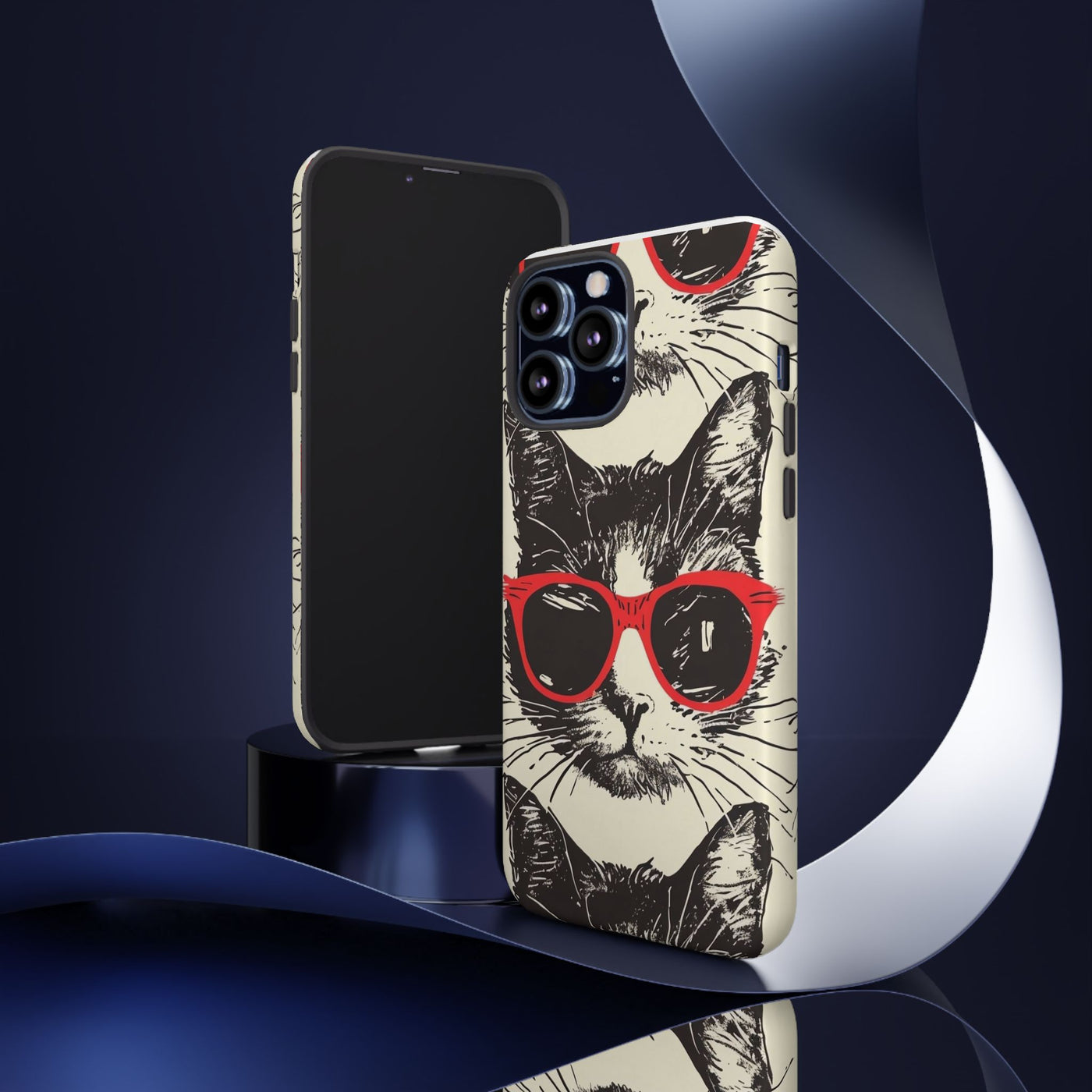 Phone Case: Sassy Cat Phone Case, Cute Cat Lovers Gift, Pet Lover Accessory, Fun Cat Phone Cover, Stylish Gadget Protection