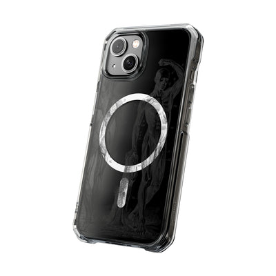 Phone Case:  Subtle Antique Skeletons Magnetic Clear Impact Case for iPhone