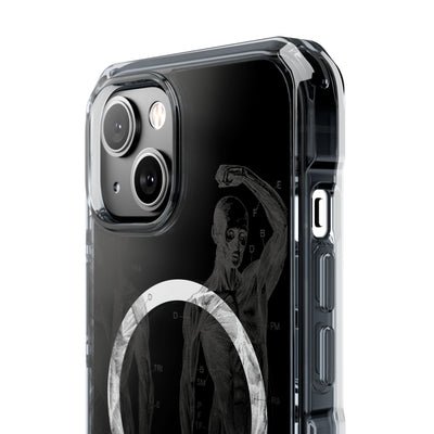 Phone Case:  Subtle Antique Skeletons Magnetic Clear Impact Case for iPhone