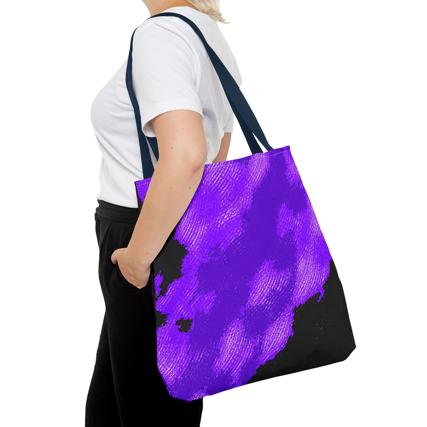 Tote Bag: Haze of Purple Design