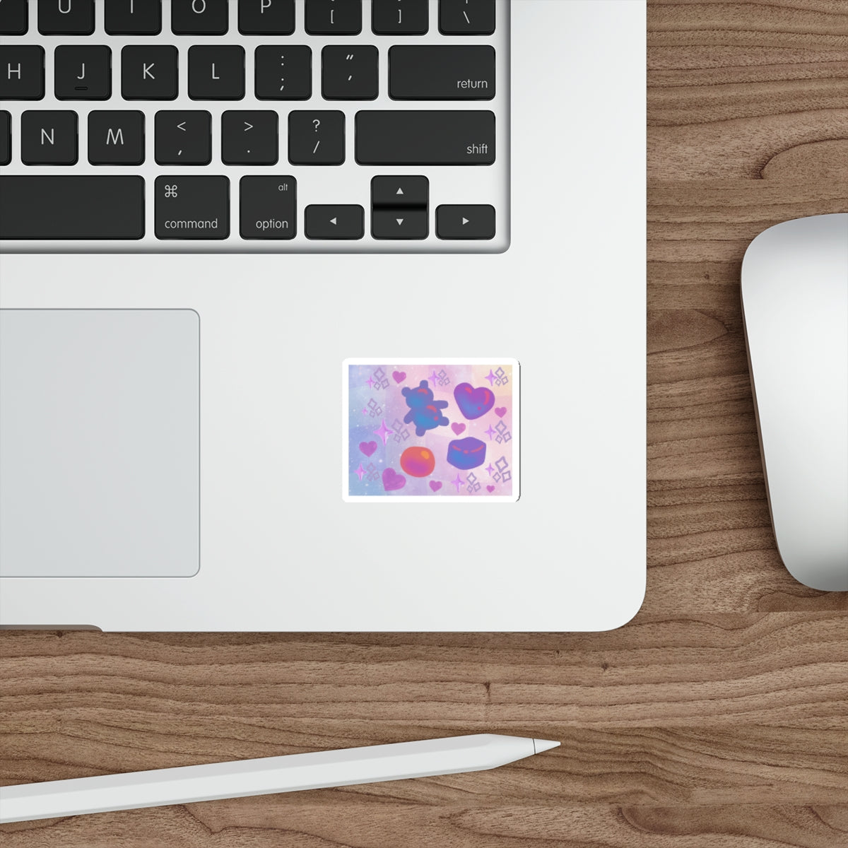 Die Cut Stickers: Purple Gummy Gummy Design