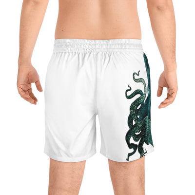 Swim Trunks:  Kraken It.  Mid-Length Swim Shorts (AOP)