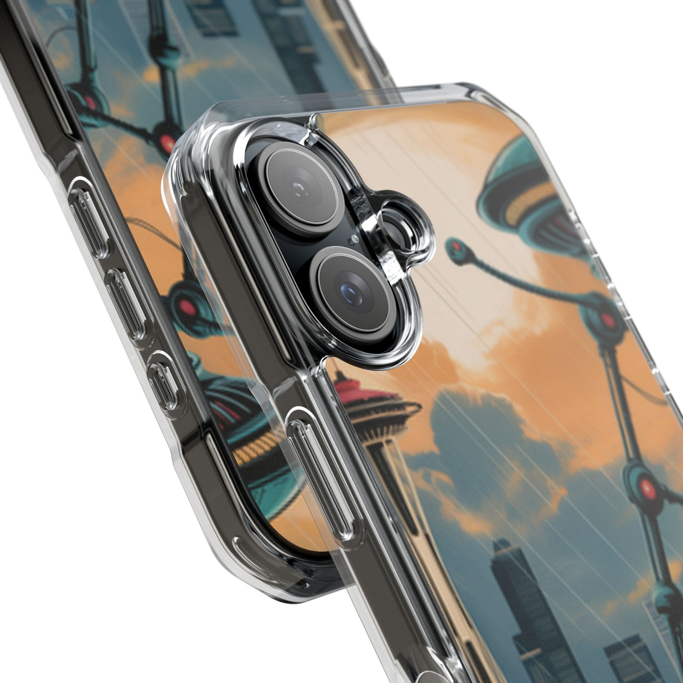 Phone Case: Futuristic Magnetic Phone Case | Unique Clear Impact Case, Modern Phone Accessories, Gift for Tech Lovers, Artistic Phone Cover, [...]