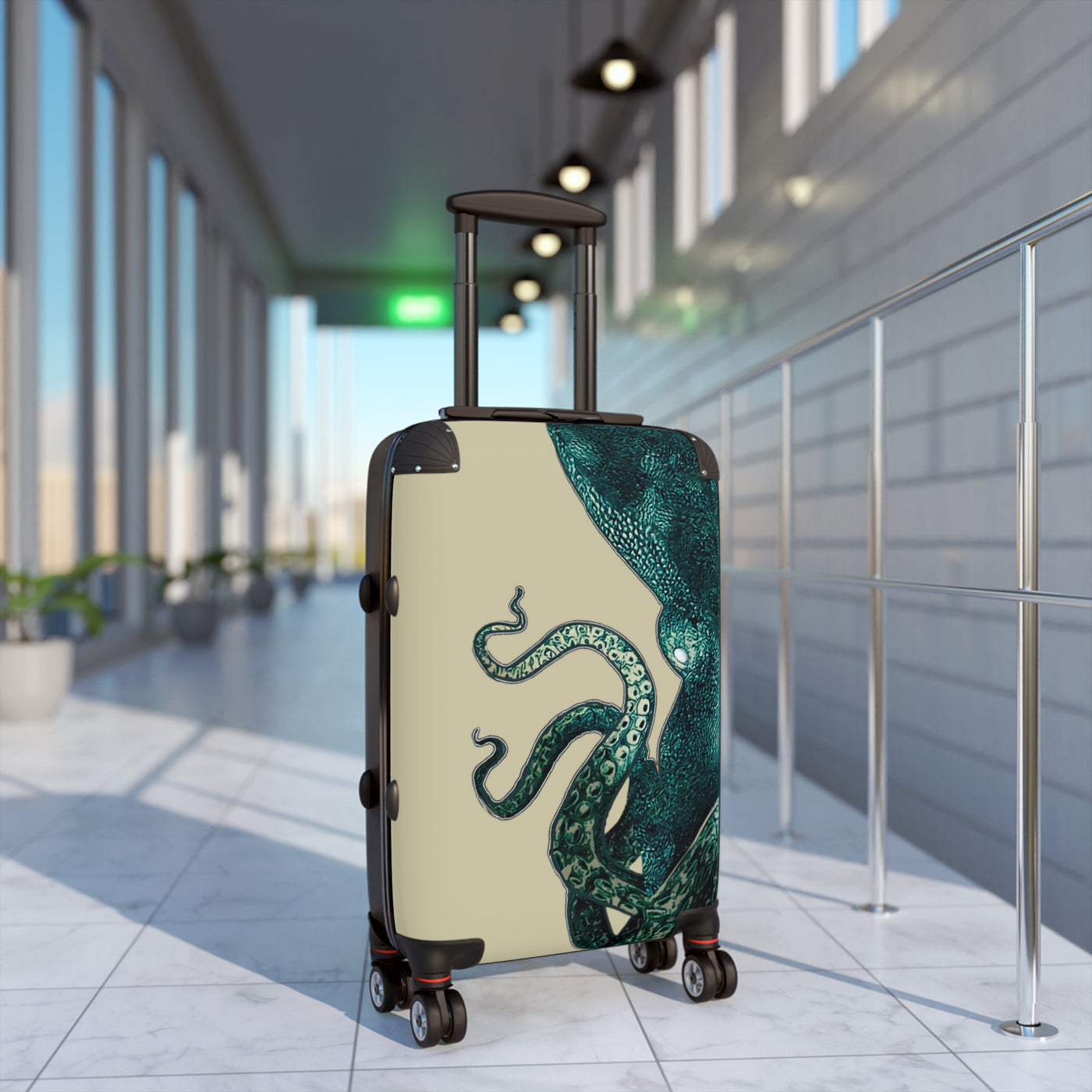 Suitcase: Kraken Ocean-Inspired Suitcase for Travelers
