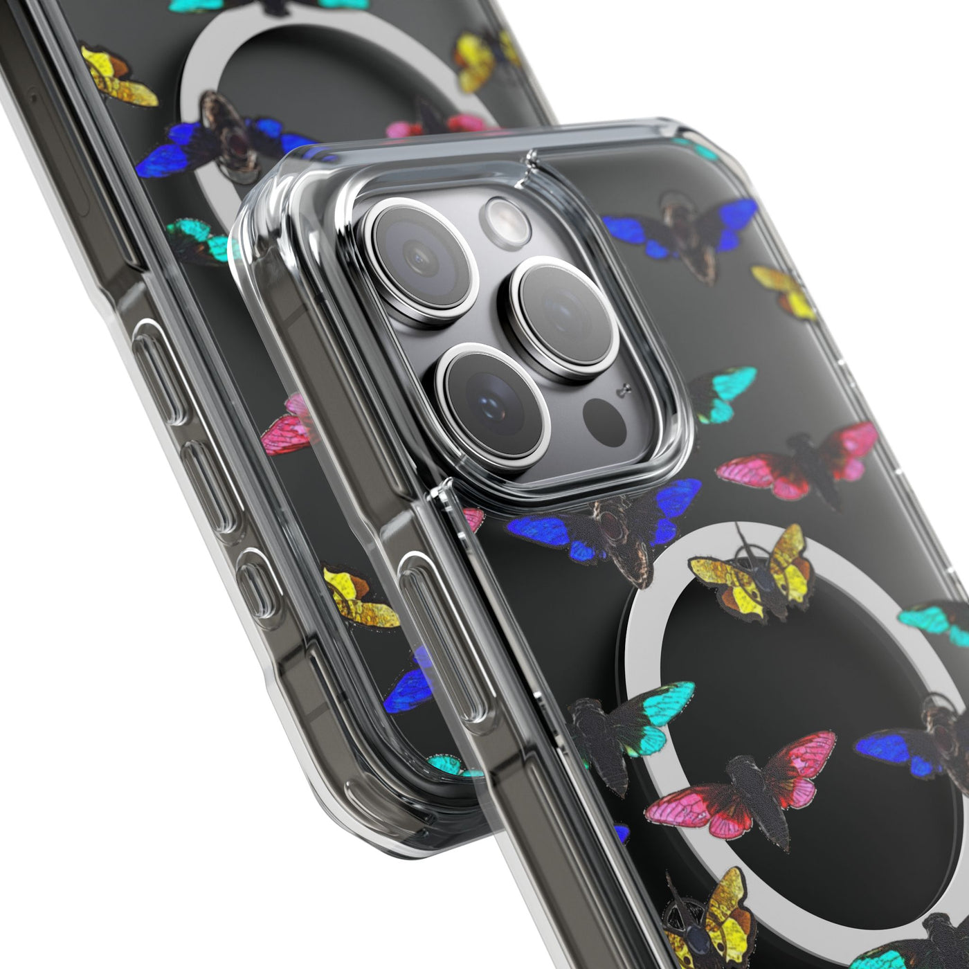 Phone Case: Magnetic Glow Moth Clear Impact Iphone Case