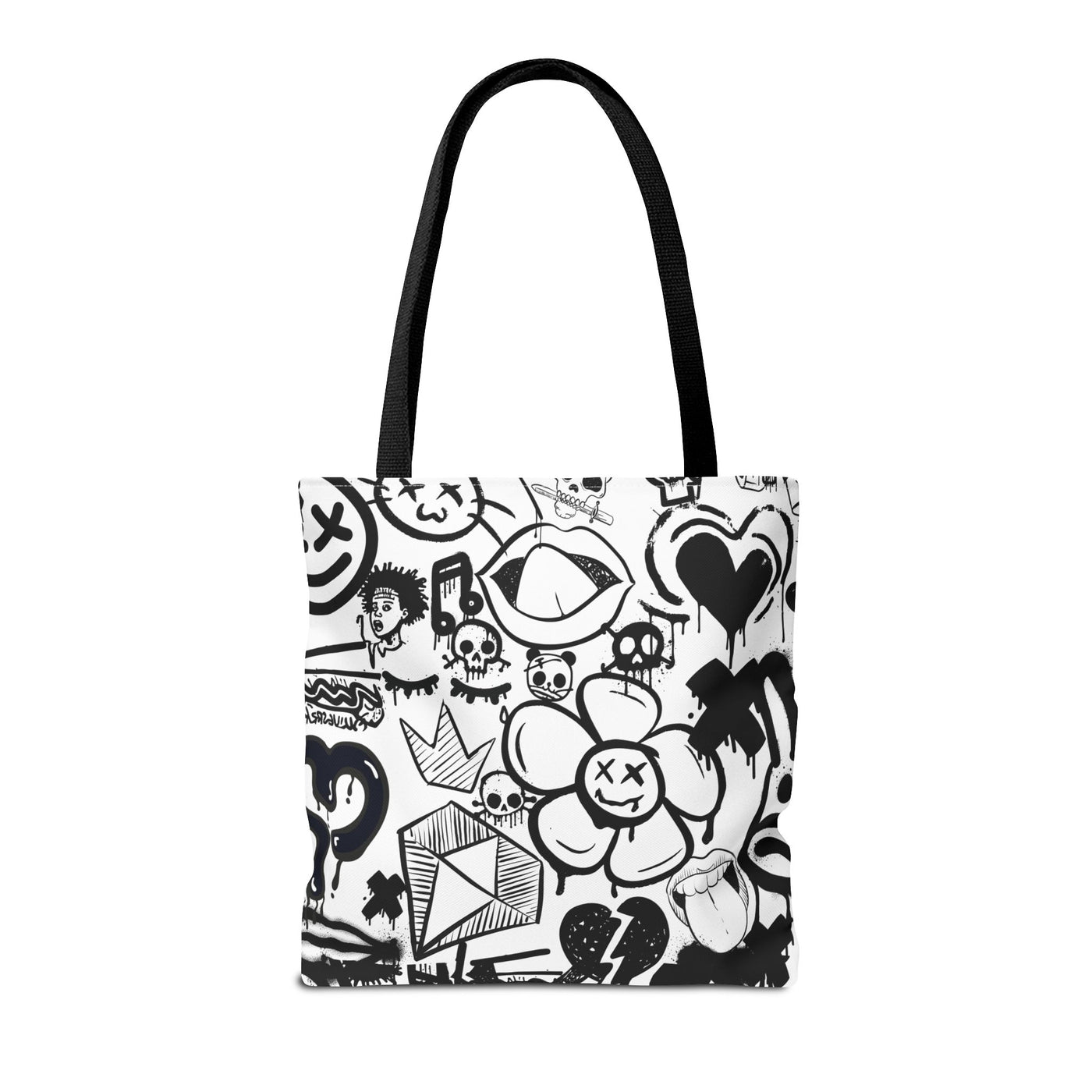 Tote Bag: Graffiti Retort | Inky Funk Design