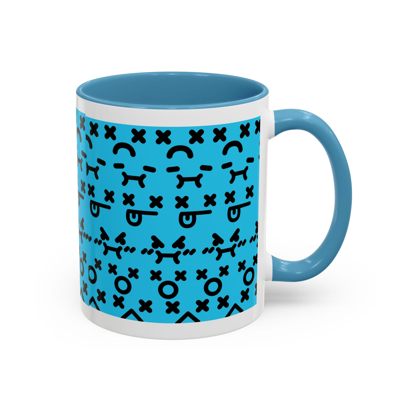Mug: Blue Emoji Mug