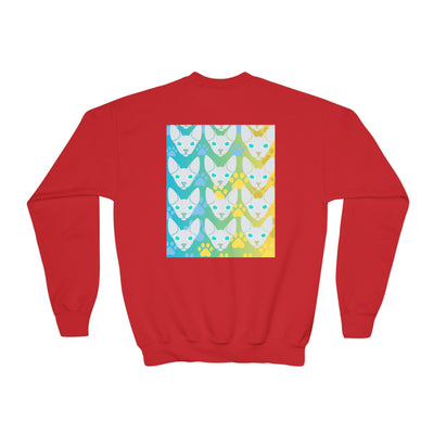 Sweatshirt: Hairless Kitty Design Crewneck